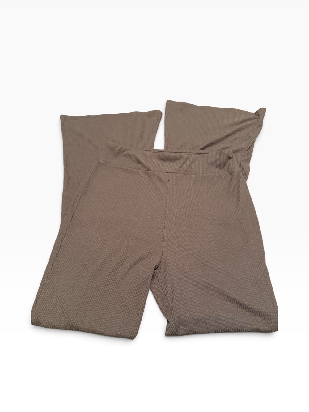 EUC Self Esteem Women's Ribbed Flare Casual Pants
